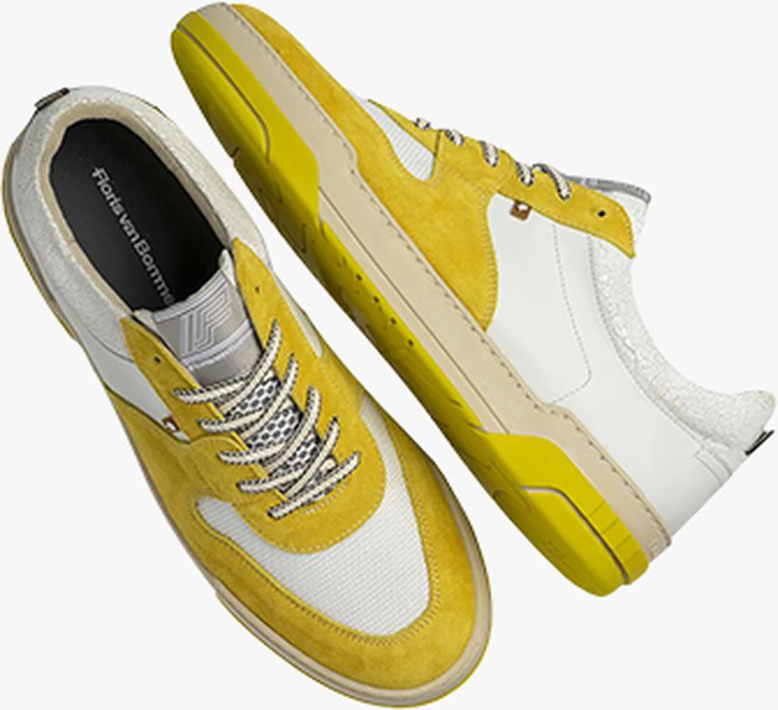 FLORIS VAN BOMMEL gele floris van bommel lage sneakers sfm-10167