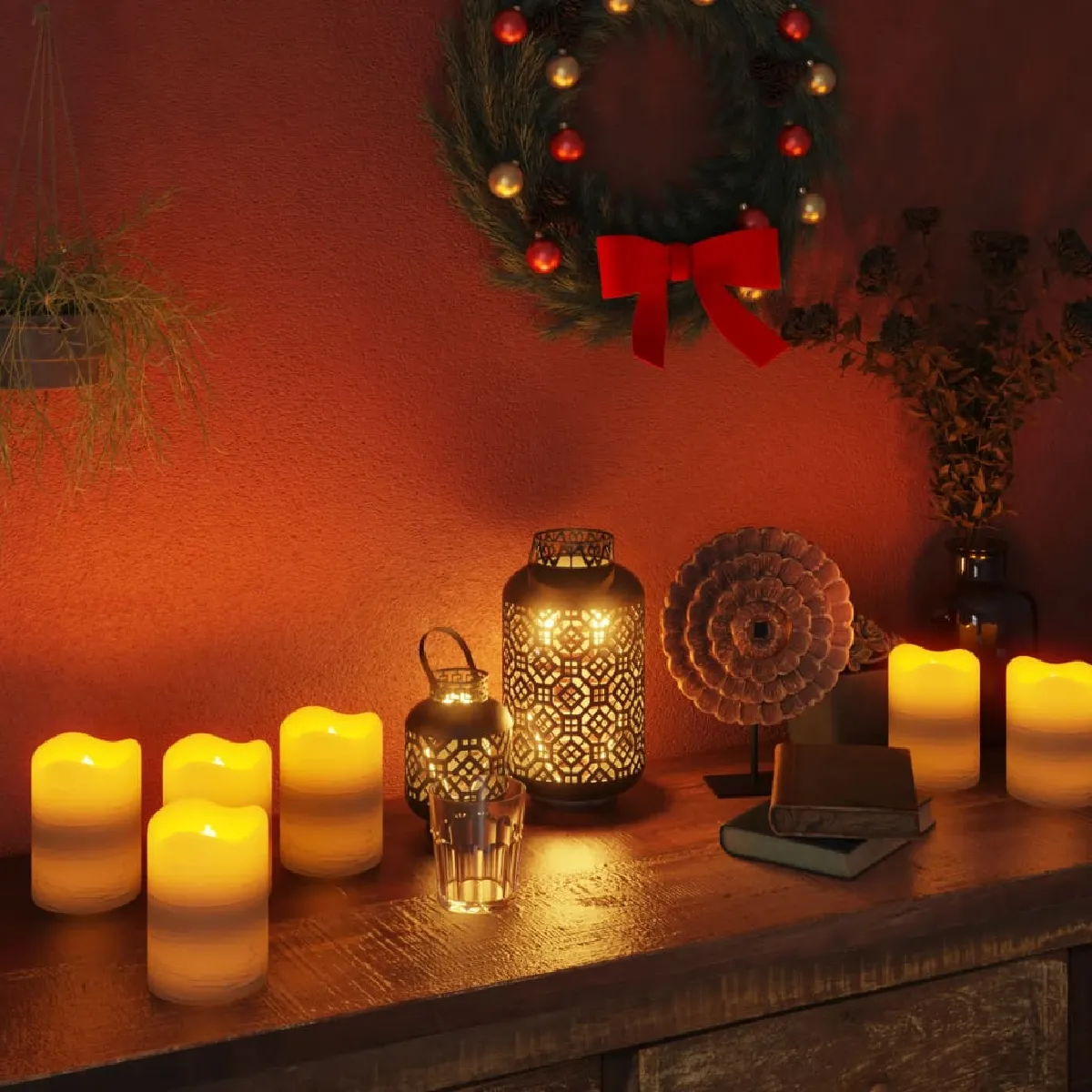 VidaXL Bougies LED sans flamme