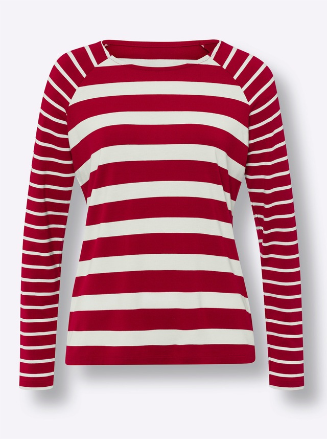 heine Rundhalsshirt »Streifenshirt«, 1 Stk.