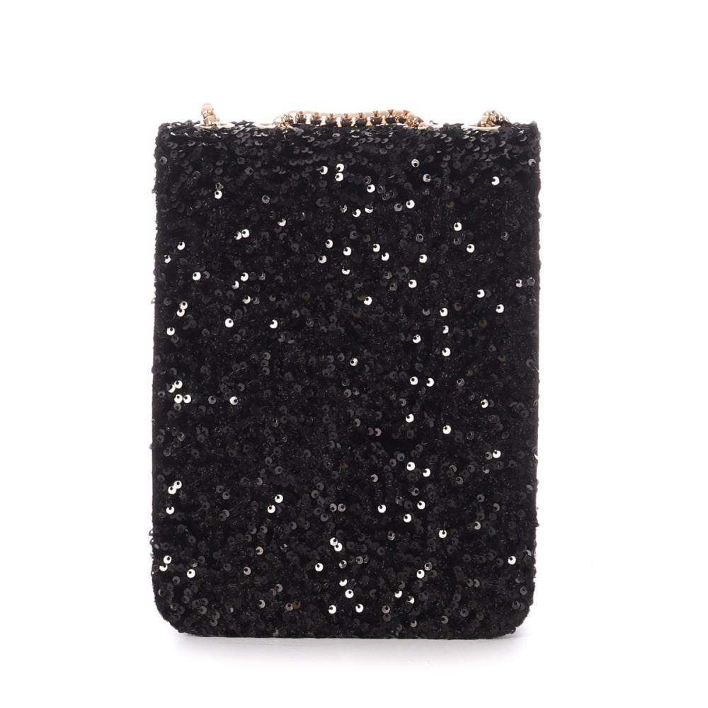 Stella Green Sac Bandoulière Sequins Noir Stella Green Telephone