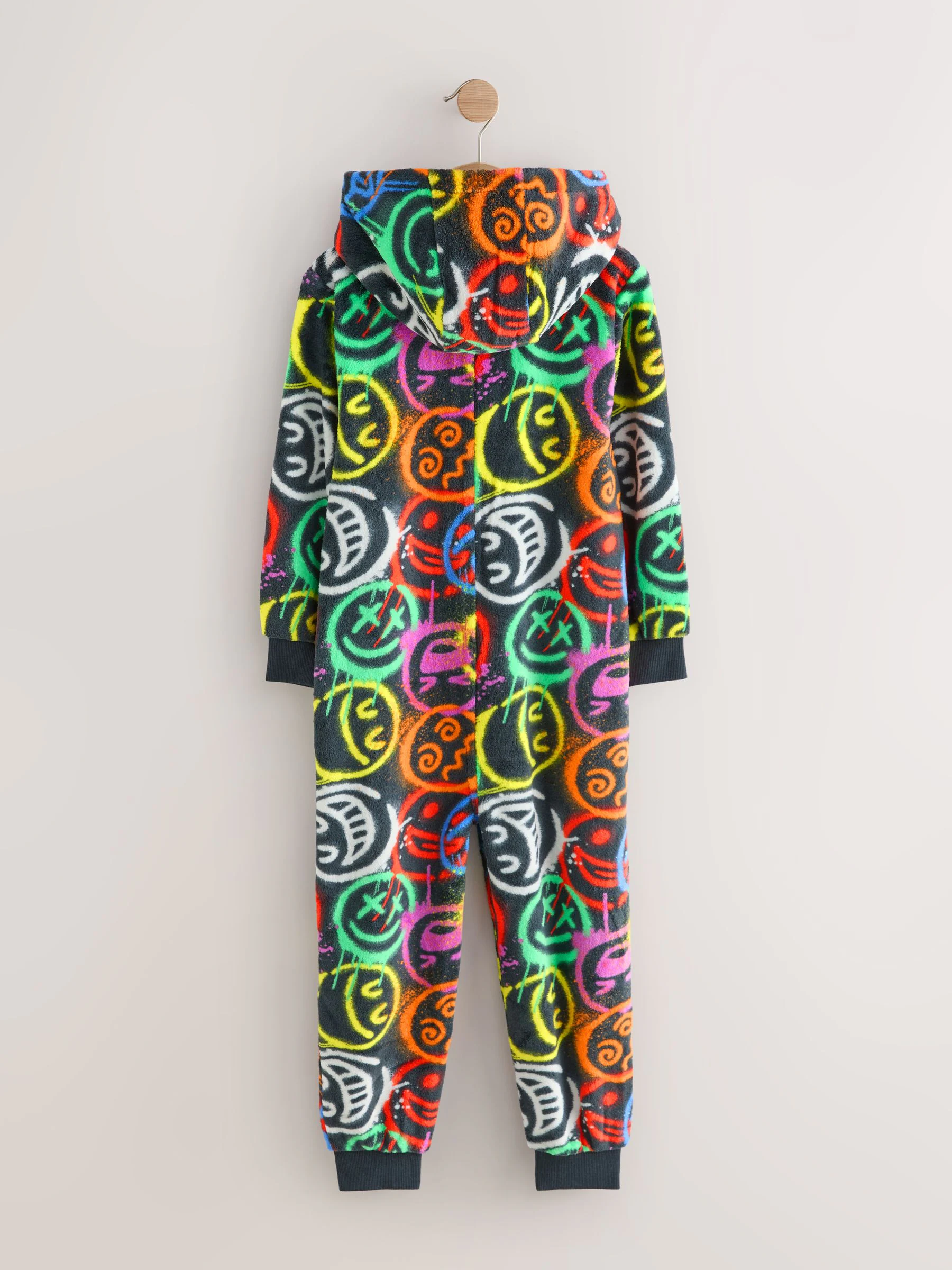 Meerdere blije gezichten - Fleece onesie (5-16 jr)