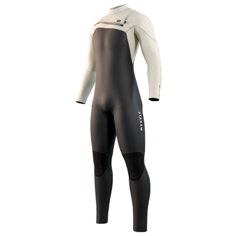 Combinaison neoprene mystic motion 3-2 frontzip black sand