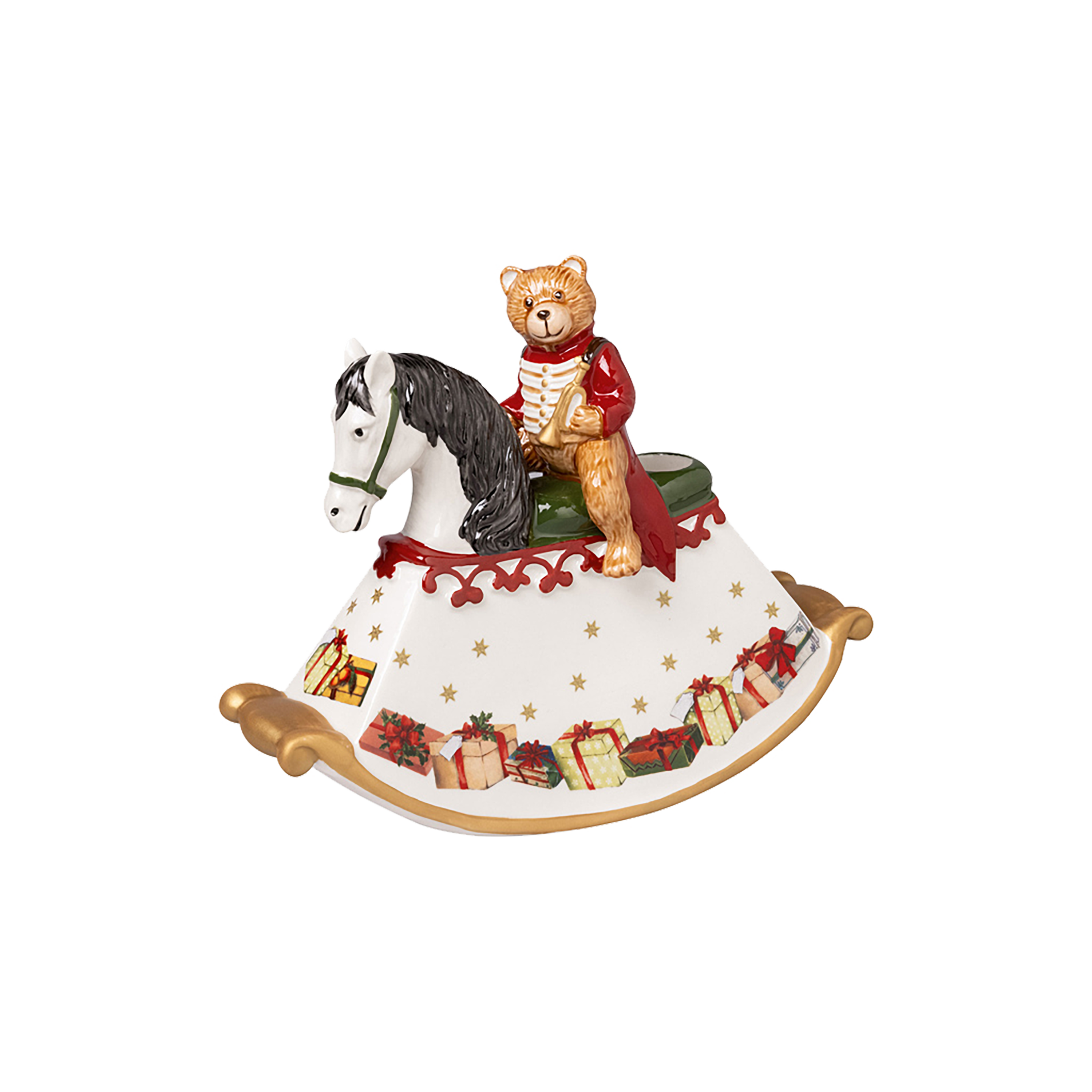 Christmas Toy's Christmas figurine Multi-colored, 8.5'' x 3.5'' x 6.7'', porcelain