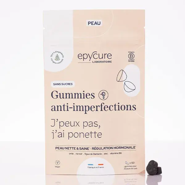 Epycure Skin Gummies Anti-Imperfeições para uma tez bonita e uniforme - 60 gomas
