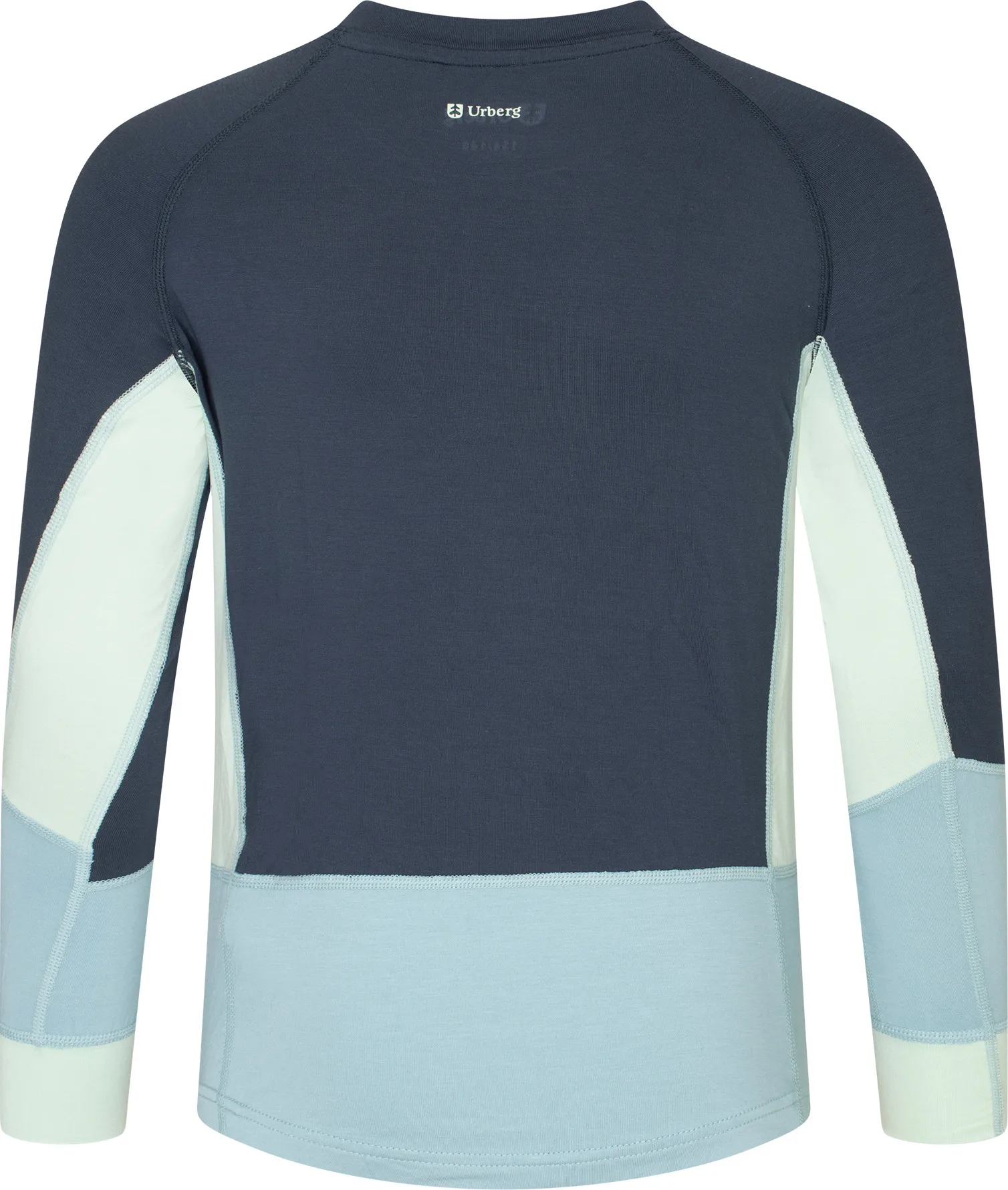 Urberg Juniors' Tree Base Layer Set Blue Nights/stone Blue/celadon