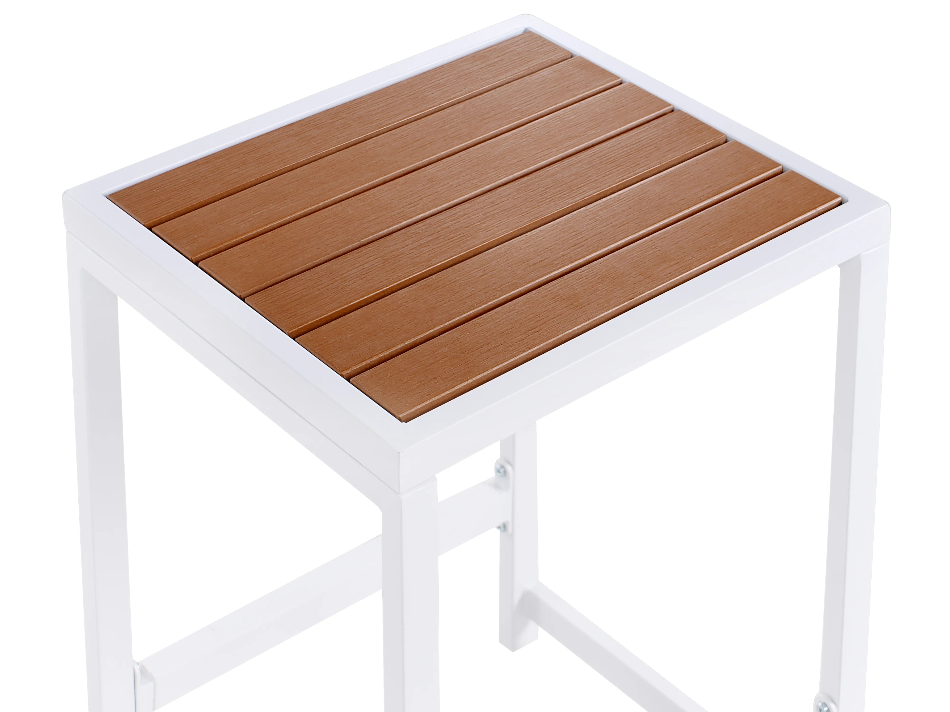 Tuin keukenset met spoelbak AVETRANA Metaal Bruin/wit