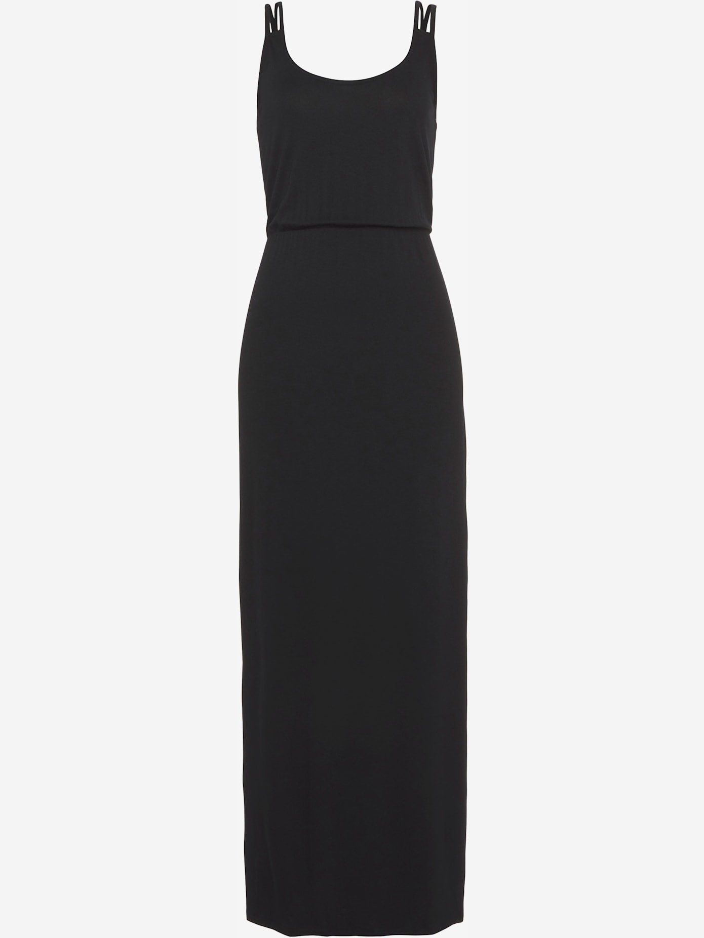 Robe longue encolure ronde