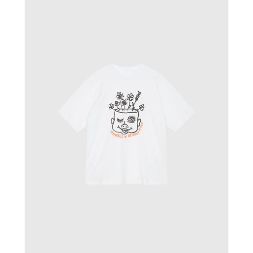 Wood Wood Asa Baby Face T-shirt, White, L