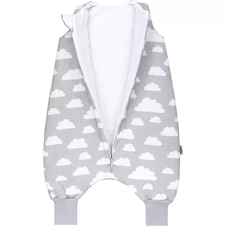 TupTam Baby Winter Schlafsack mit Beinen grau