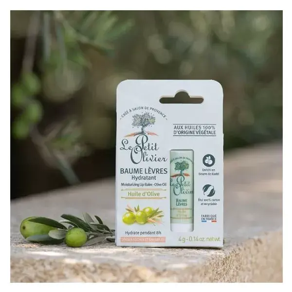 Le Petit Olivier - Bálsamo Labial Hidratante - Azeite de Oliva 4g