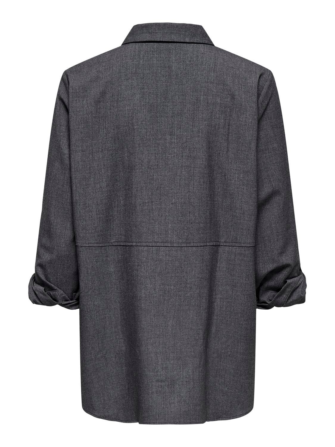 JDYWILLY Hemd Dark Grey Melange