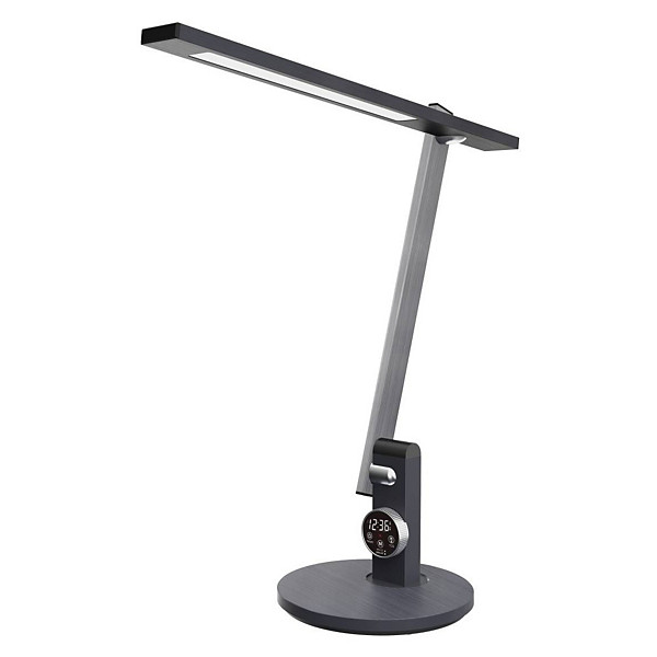 Hansa Lampe de bureau à LED Beam, pied, gris foncé