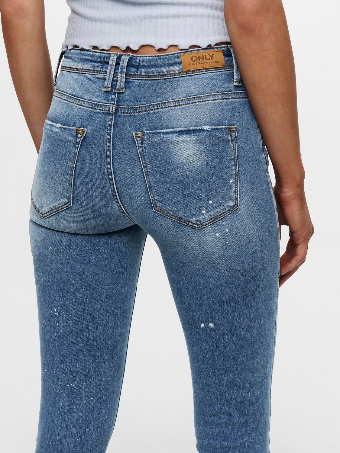 ONLSHAPE Mittlere Taille Skinny Fit Jeans Medium Blue Denim