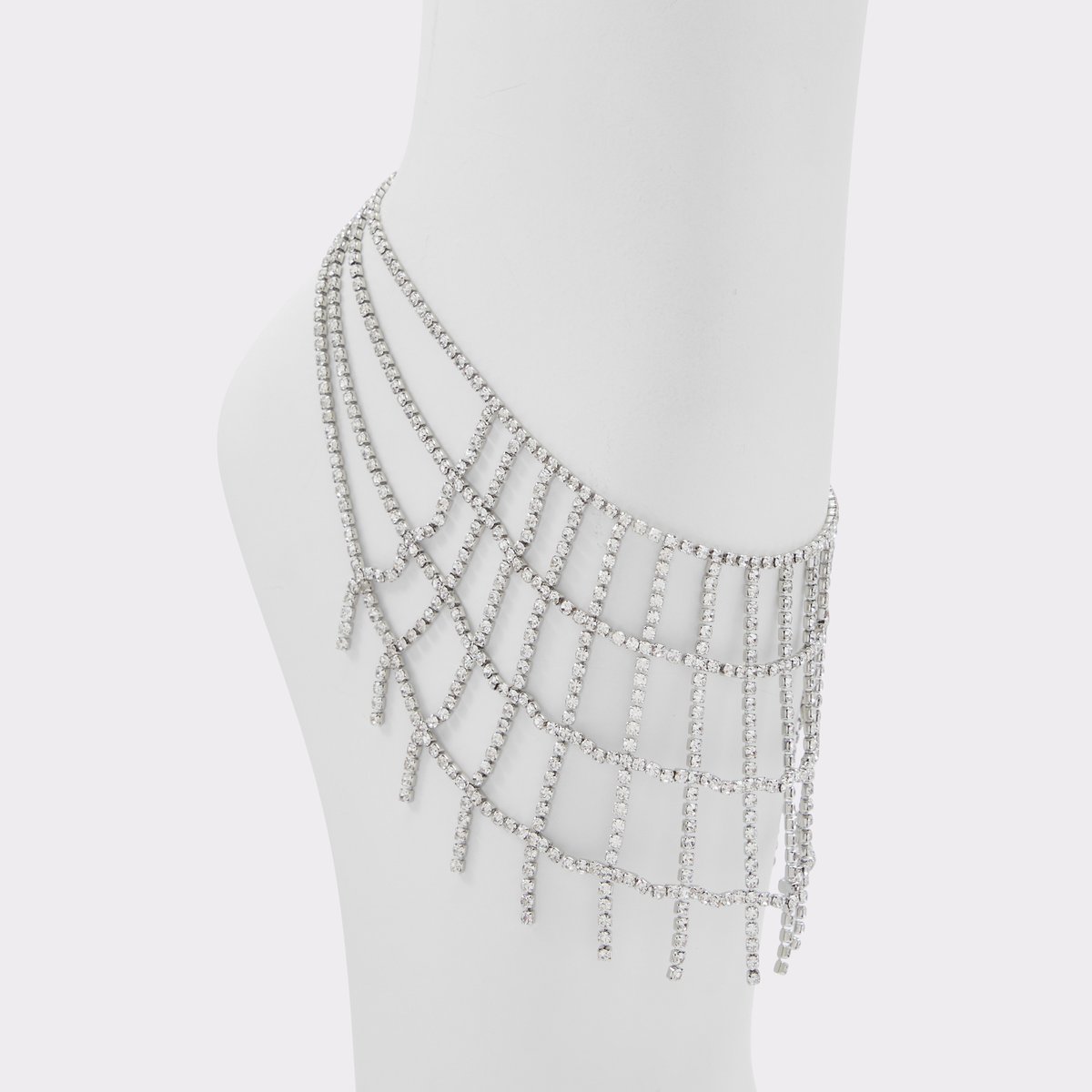 Catesby Silver-Clear Multi Women Anklets