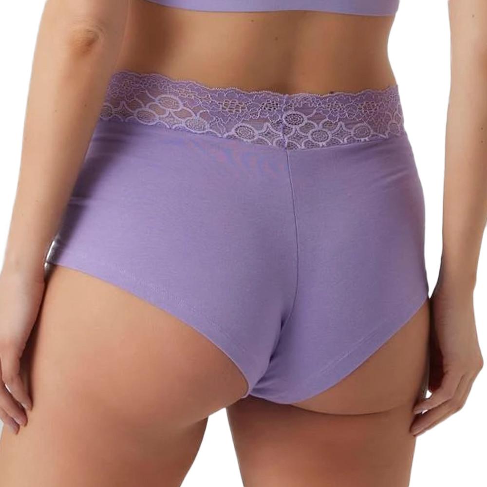 Mamalicious X2 Culottes de Grossesse Écru/Violet Femme Mamalicious Modal