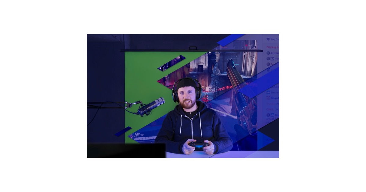 ElgatoGreen Screen handbediend projectiescherm  (Groen)
