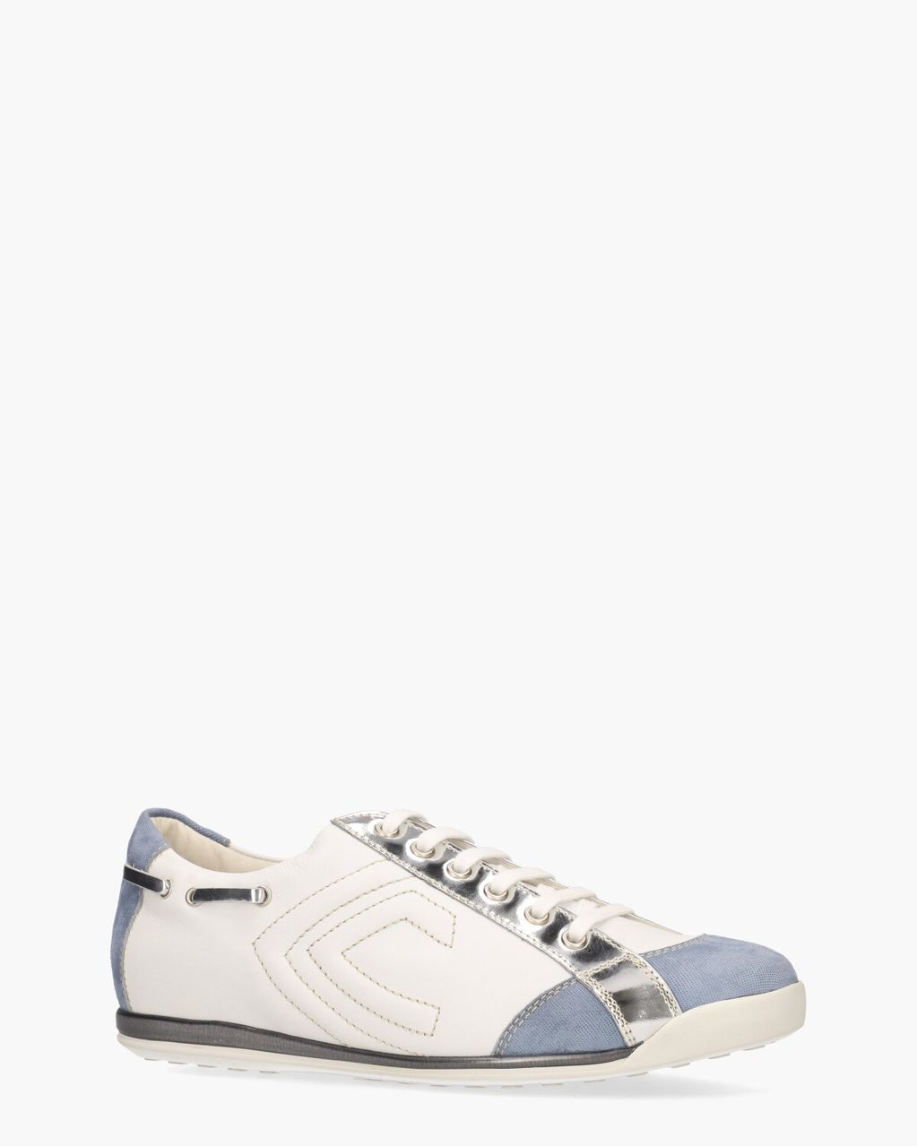 La Cabala L902024 Wit/Lichtblauw Damessneakers