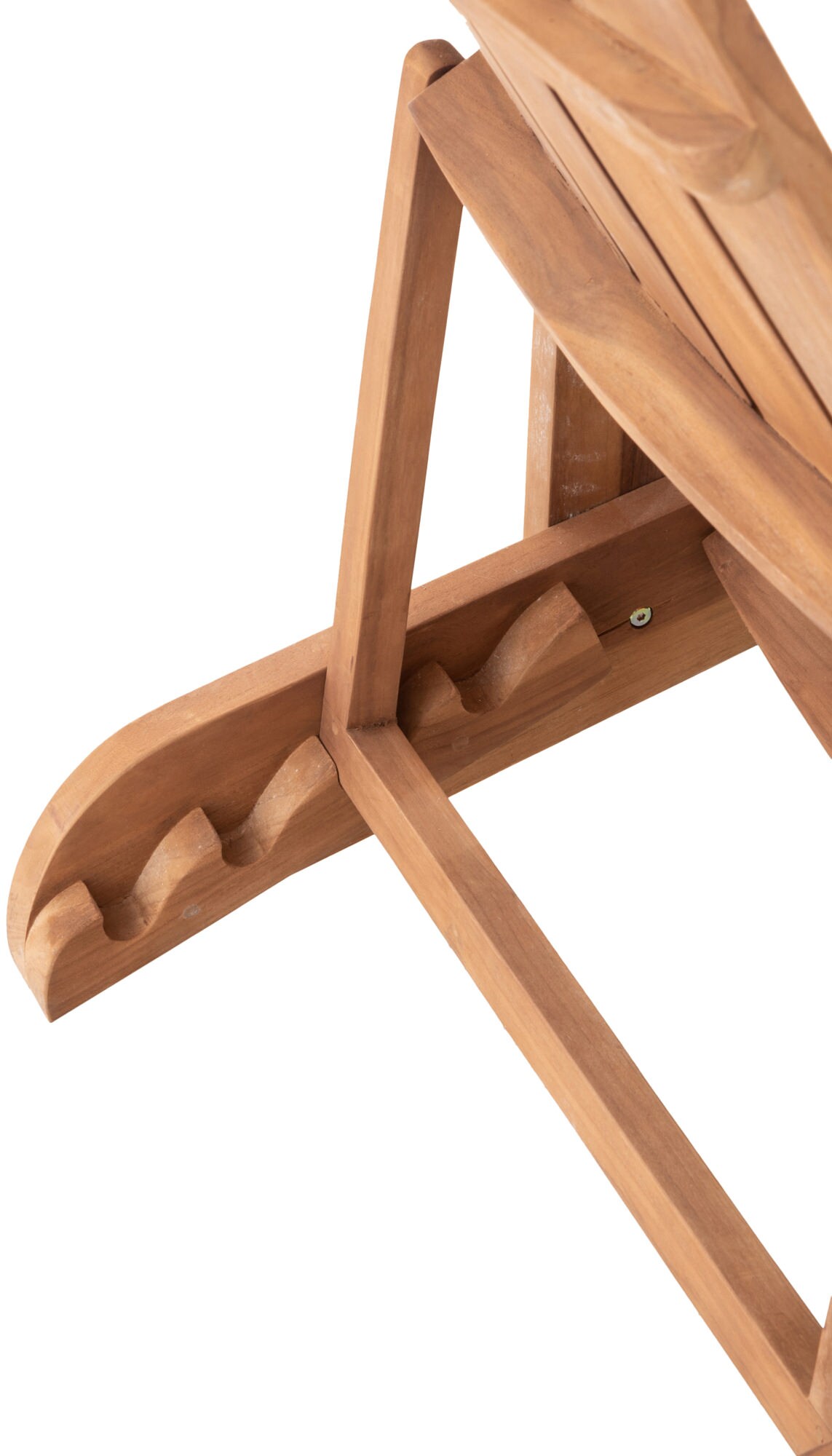CLP Stuhl Brownsville I Holzstuhl Für Den Garten I Mit Ergonomischer Sitzfläche I Mit Verstellbarer Rückenlehne