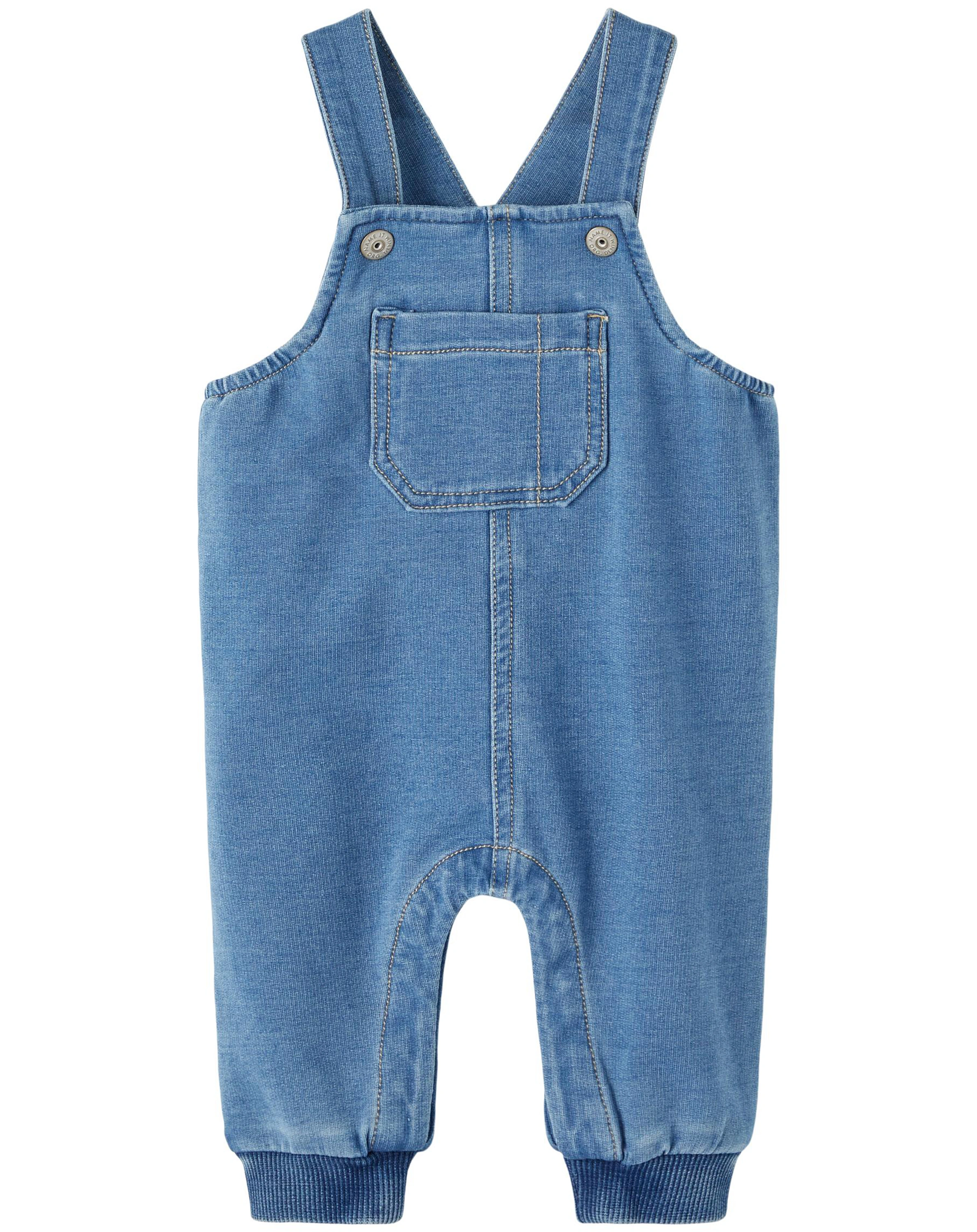 Jeans-Latzhose NBMBEN BAG in medium blue
