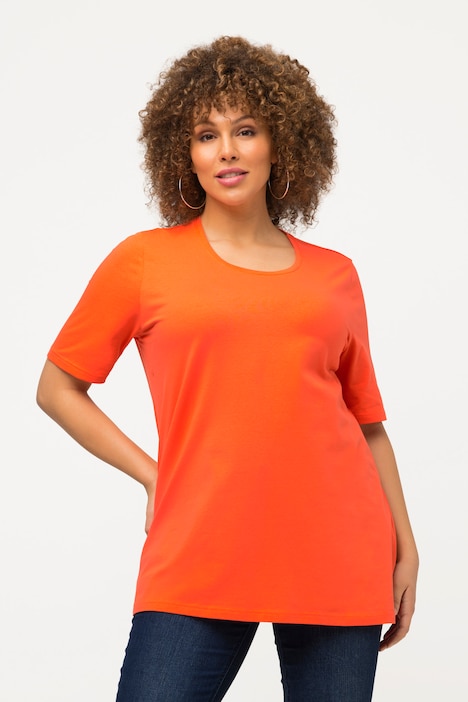 T-Shirt, A-Linie, Rundhalsausschnitt, Halbarm