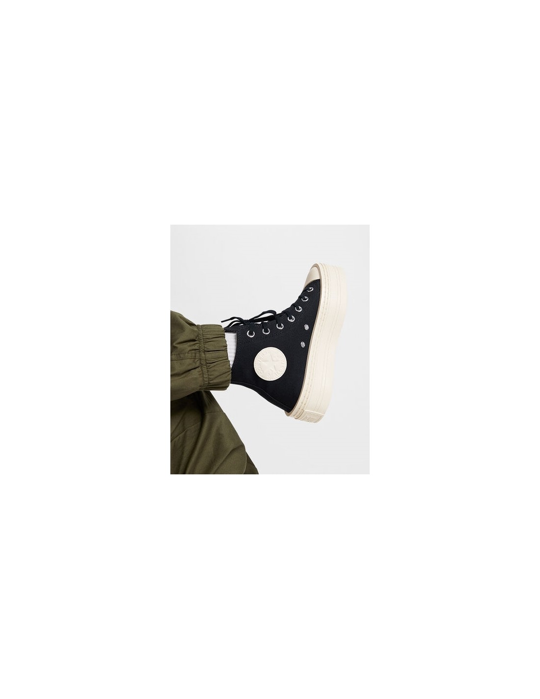 converse Sneakers compensée ctas modern lift hi black