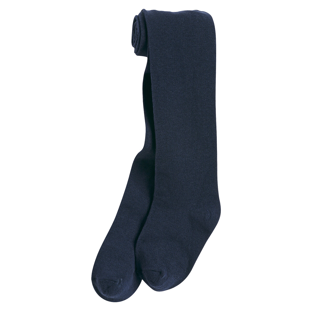 PETIT BATEAU<br>Meia-calça lisa de jersey de algodão