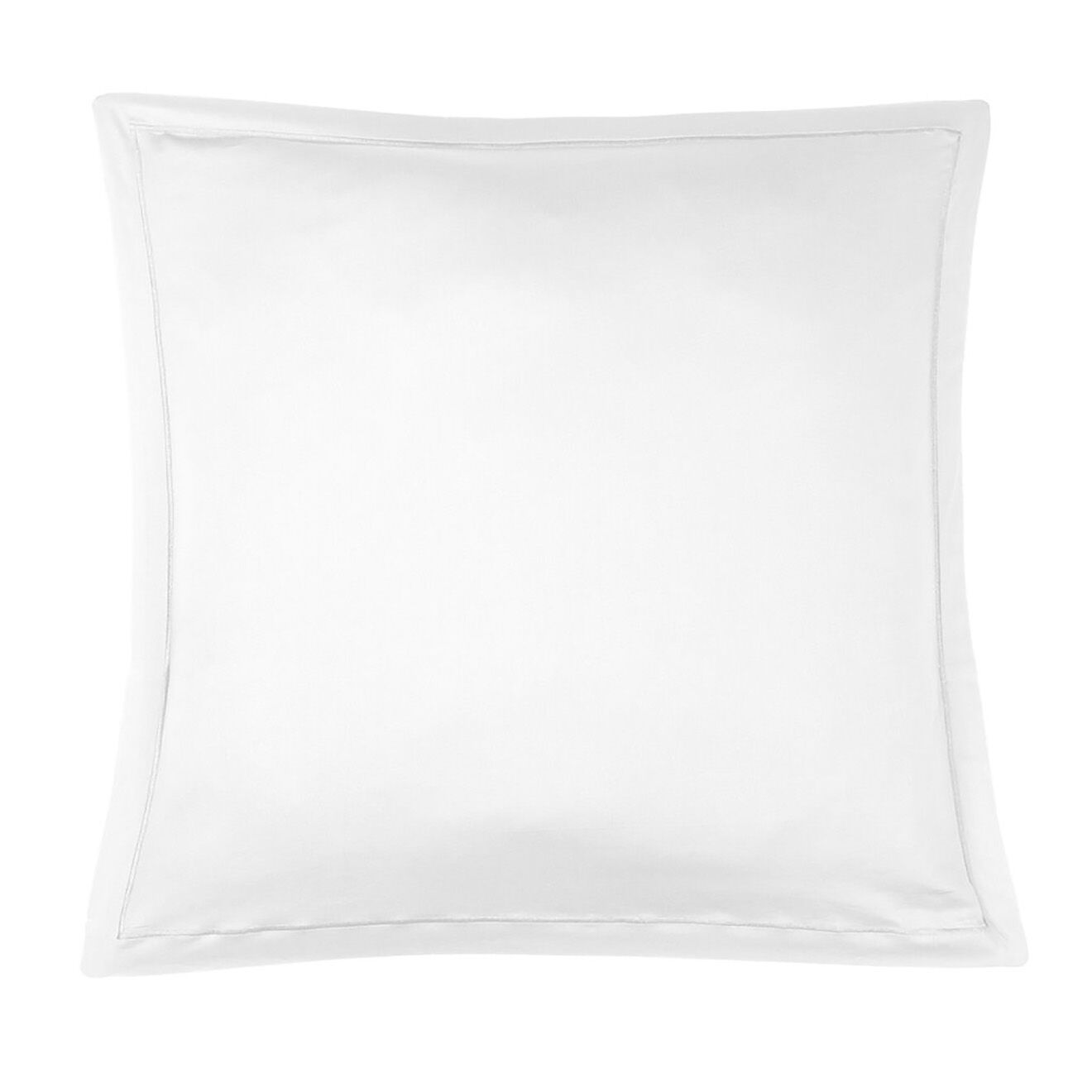 Febronie 2 Taies d'oreiller 100% Satin de Coton Julia blanches