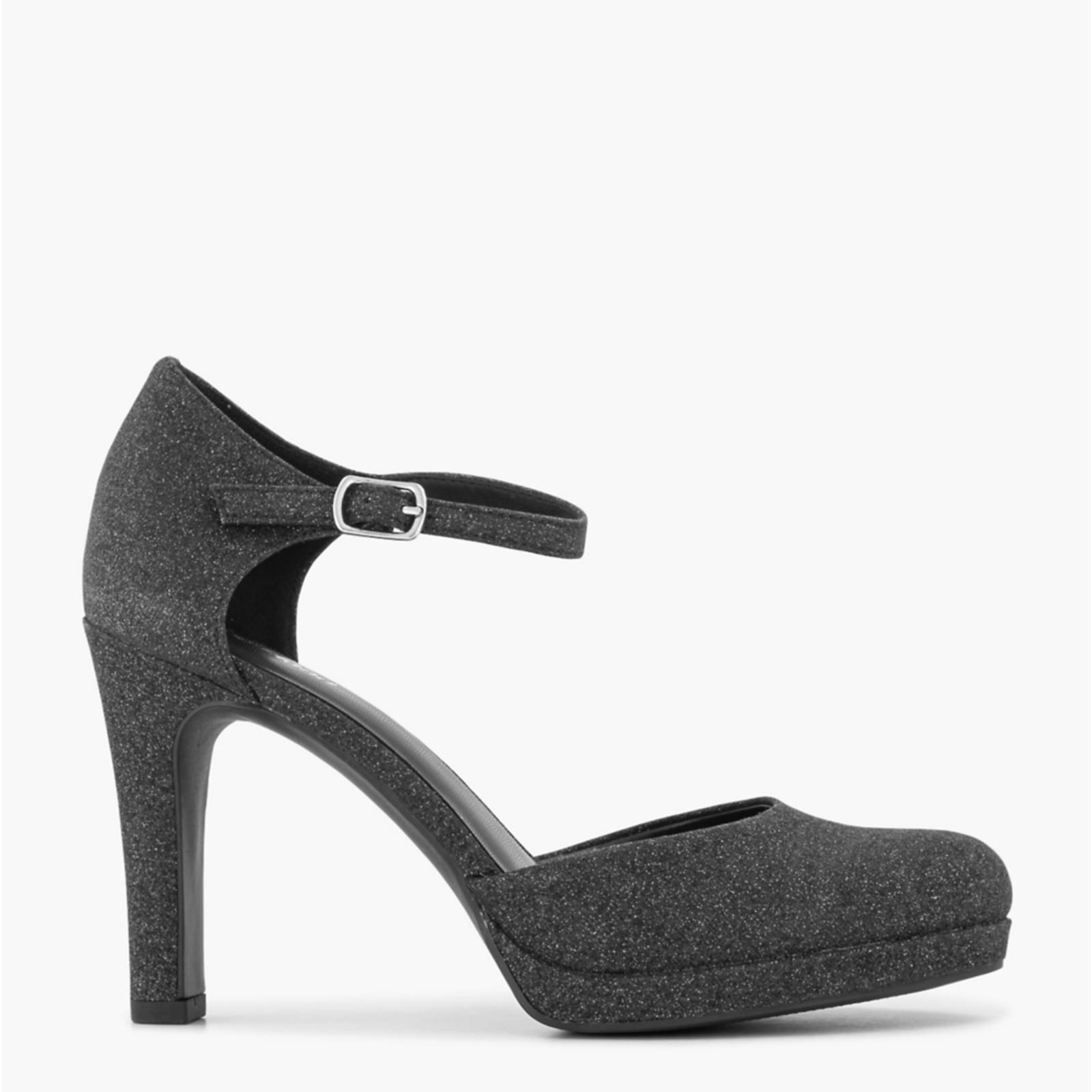 Graceland pumps met glitters zwart