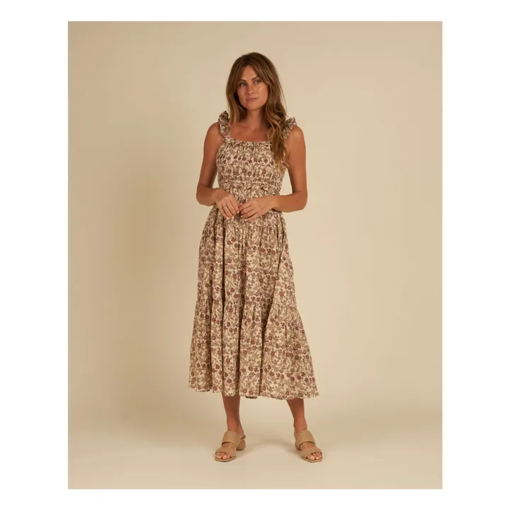 Rylee + Cru Robe Tenley Fleuri - Collection Femme | Beige rosé
