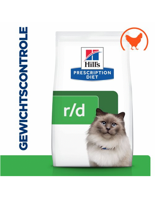 Hill's Prescription Diet R\/D Weight Reduction Zak - Kattenvoer - Kip 3 kg