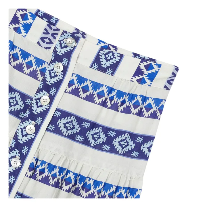 Sophie + Lucie Jupe Longue Bambu | Bleu