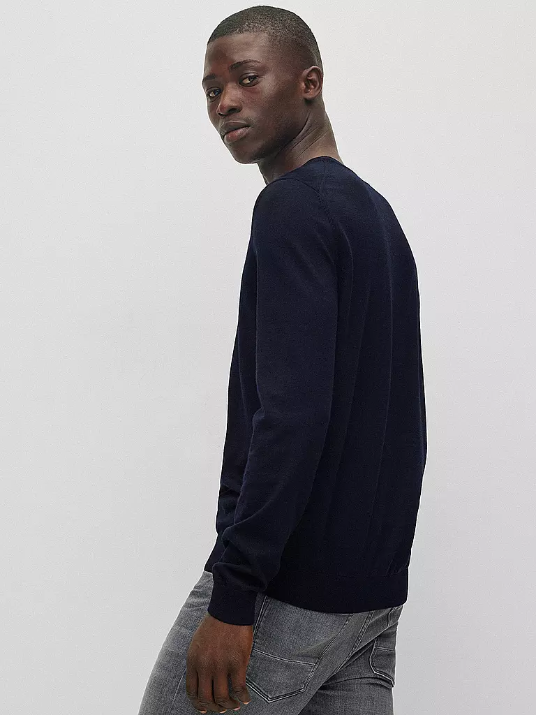 BOSS Pullover Slim Fit LENO-P dunkelblau