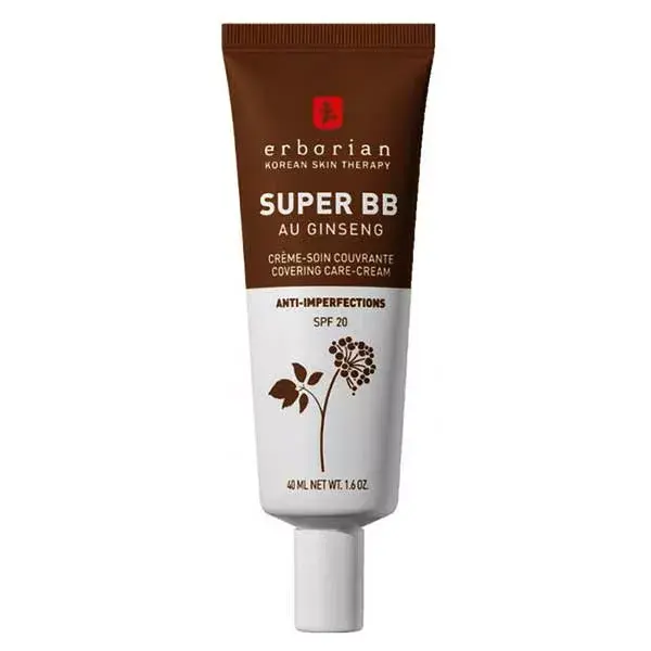 Erborian Super BB Cream - Tratamento anti-imperfeições com cobertura FPS 20 Chocolate 40ml