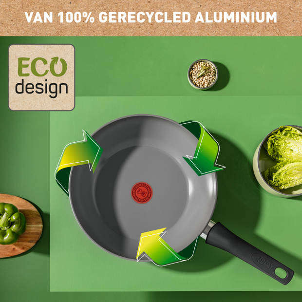 Tefal Reinvent keramische wokpan 28 cm
