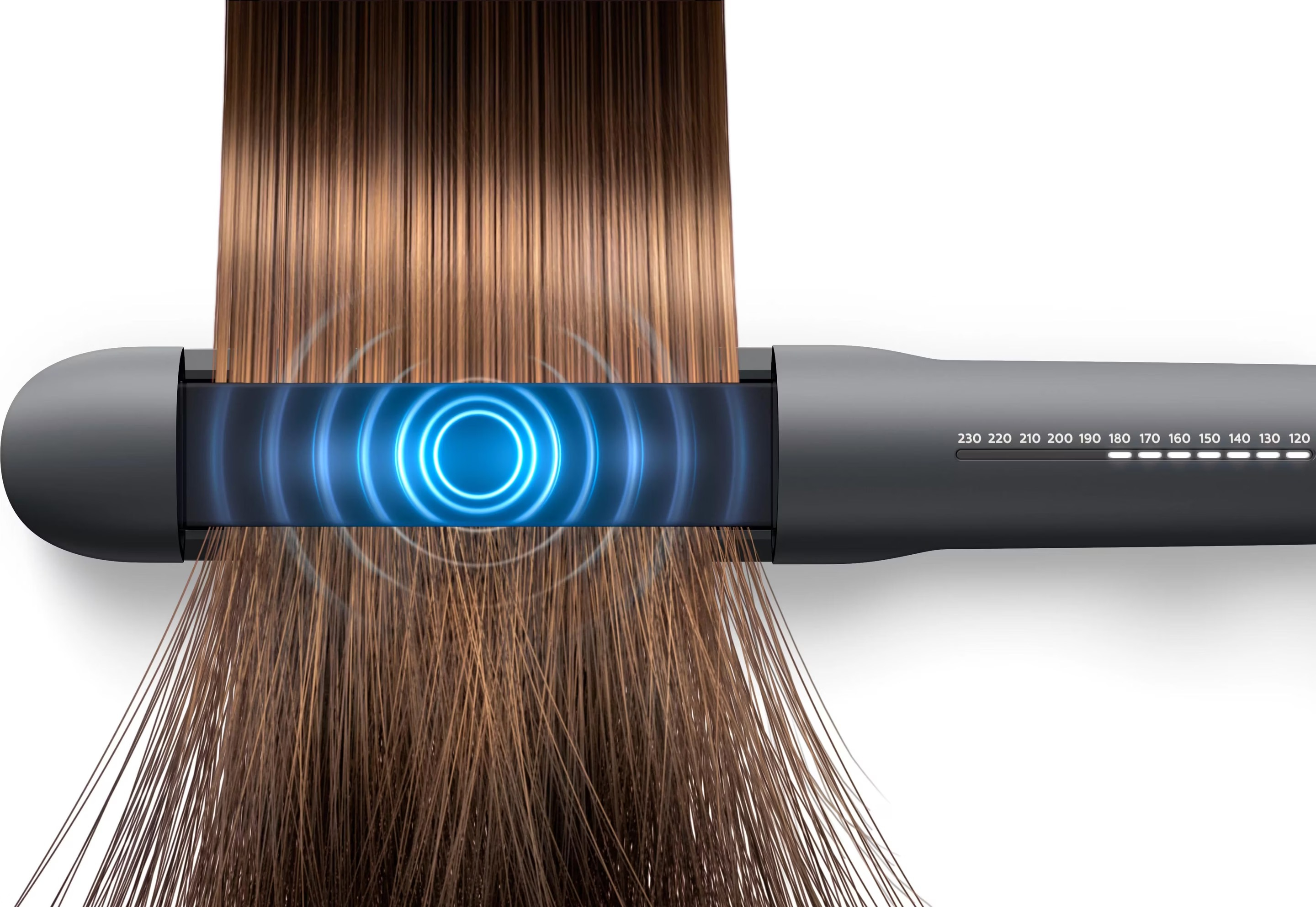 Series 5000 Haarglätter ThermoShield Glätteisen Keramik Haar Streckeisen mit Ionenfunktion (BHS510/00) - Schwarz