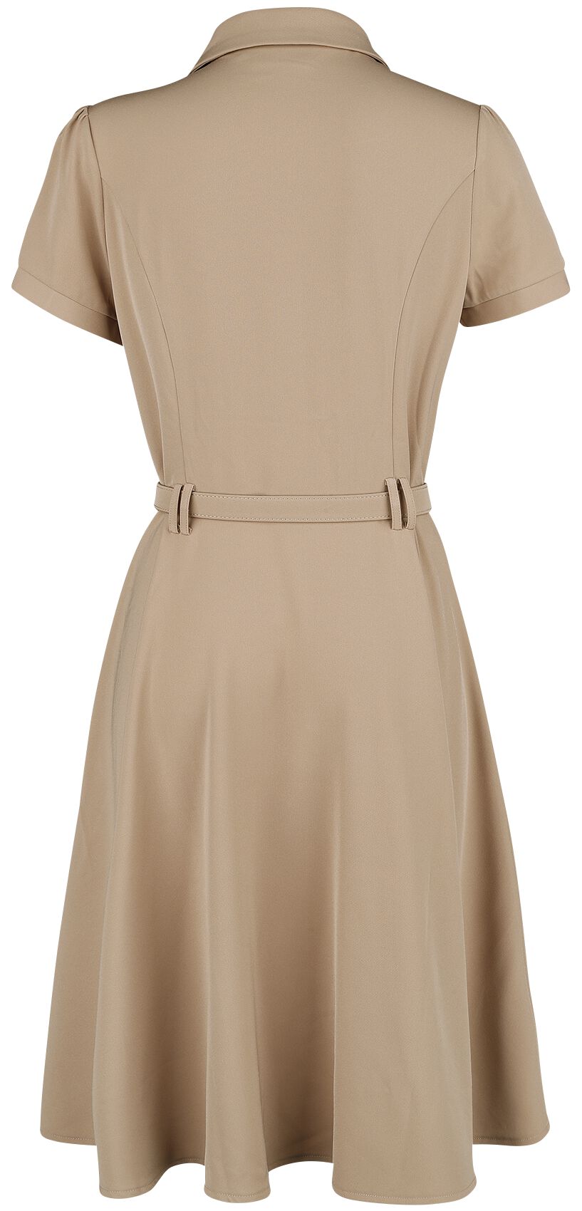 Robe Évasée Ida Safari | Voodoo Vixen Robe mi-longue