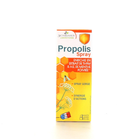 3 Chênes Propolis Spray gorge