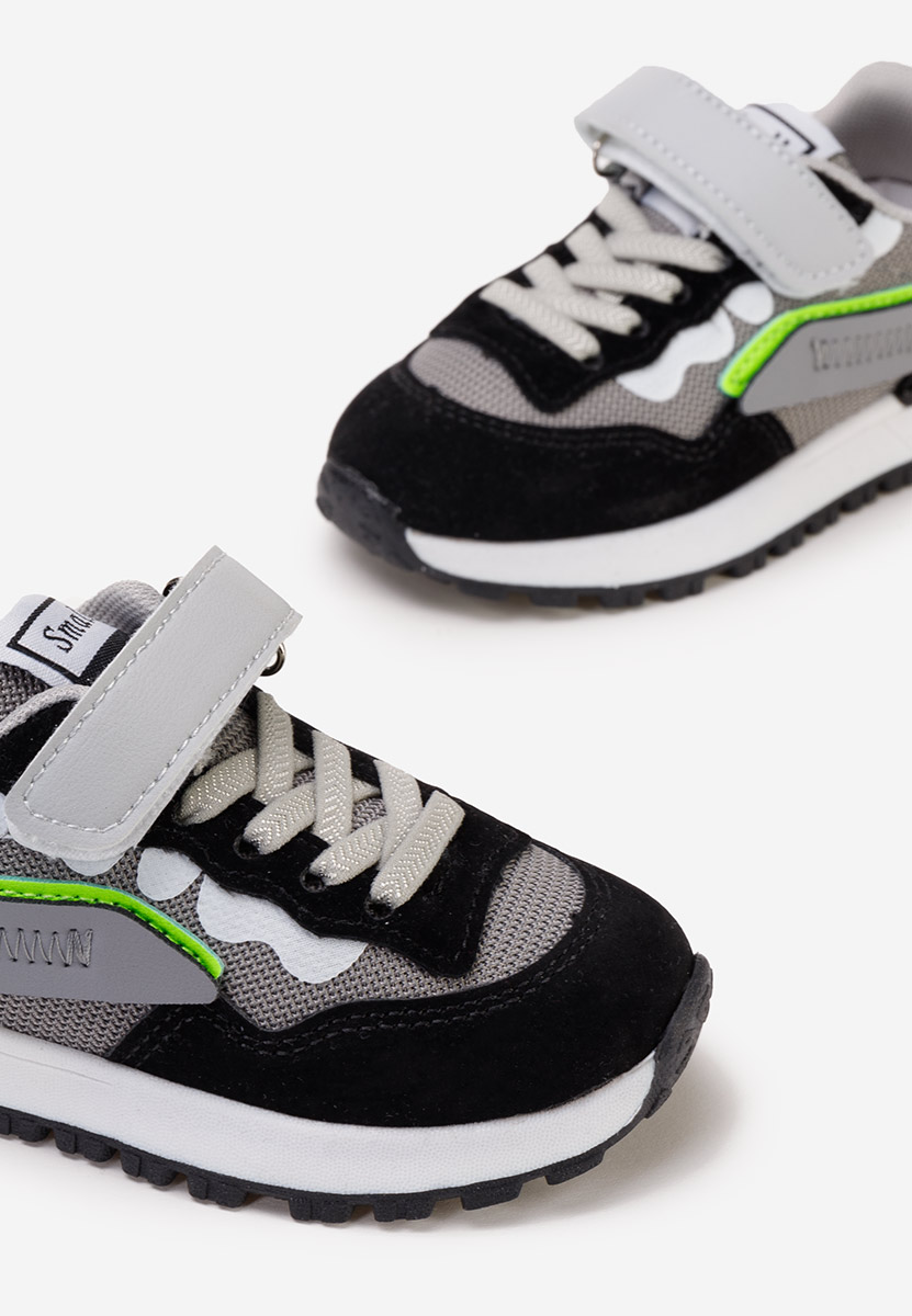Baskets pour garçons gris Advance A