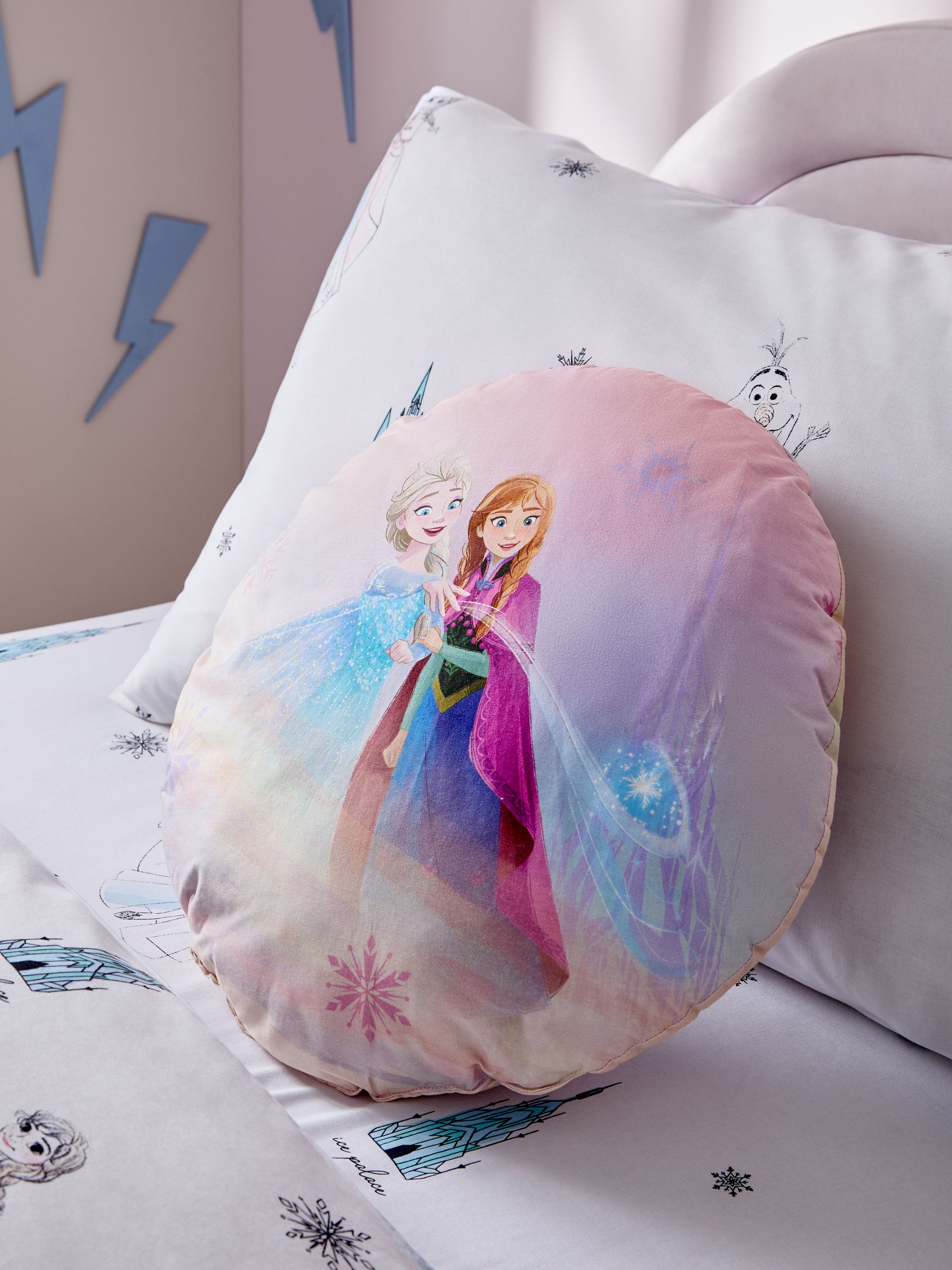 Frozen 100% katoenen rond kussen