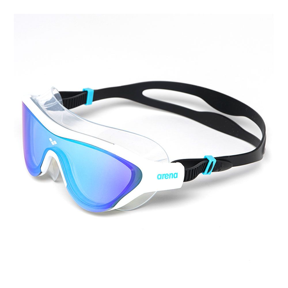 Arena THE ONE MASK MIRROR - Masque de natation blue/white/black