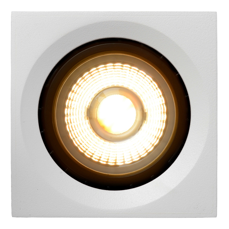 Lucide Fedler 1 spot LED dim to warm vierkant zwart