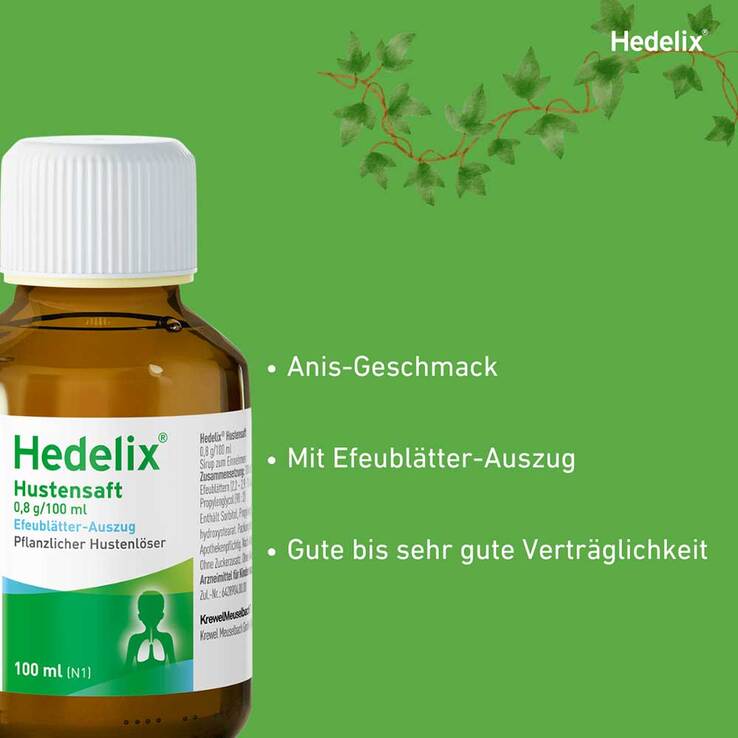 Hedelix® Hustensaft, 100 ml