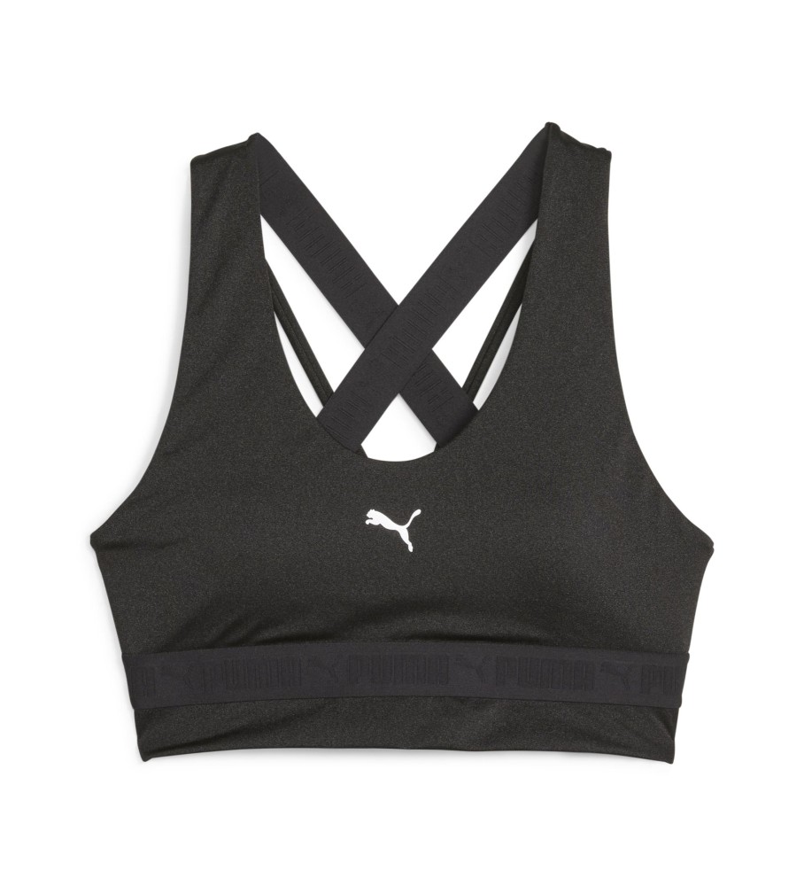 Sutiã de treino Puma Strong Shine, preto