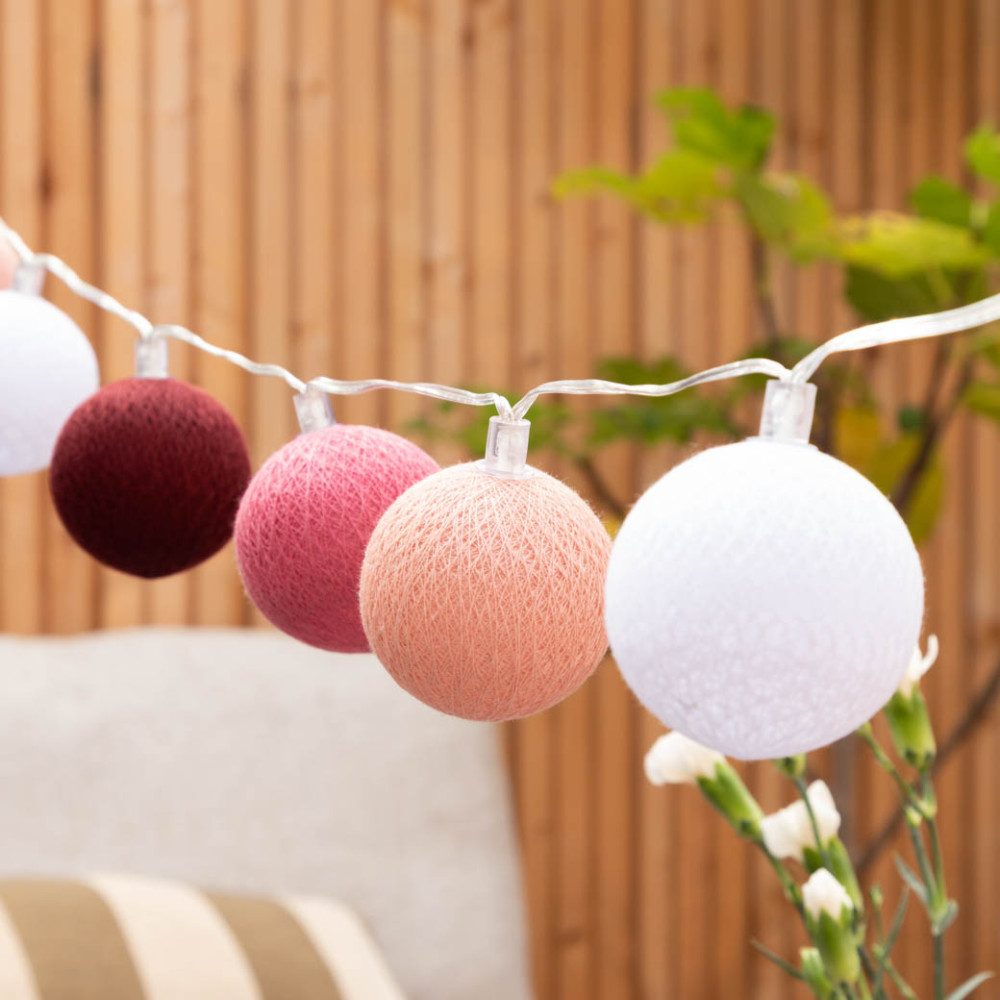 Cotton Ball Lights Outdoor starter kit lichtslinger - Baya
