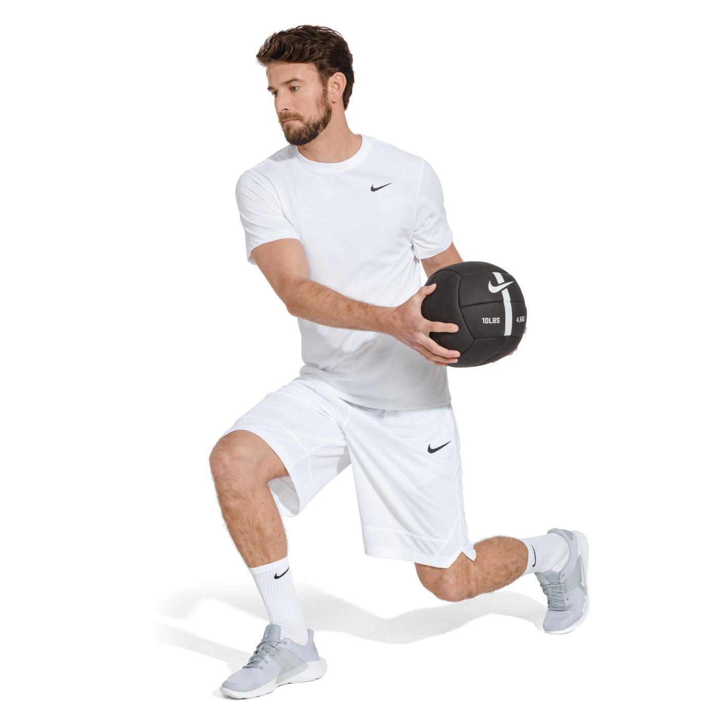 Nike Everyday Cushioned Sportsokken 6-Pack Wit Zwart