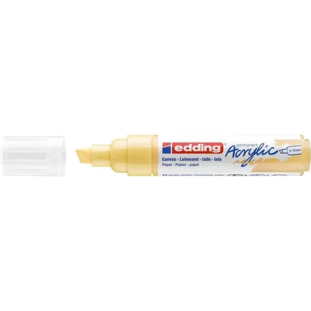 edding 5000 Acrylmarker breit - pastell-gelb