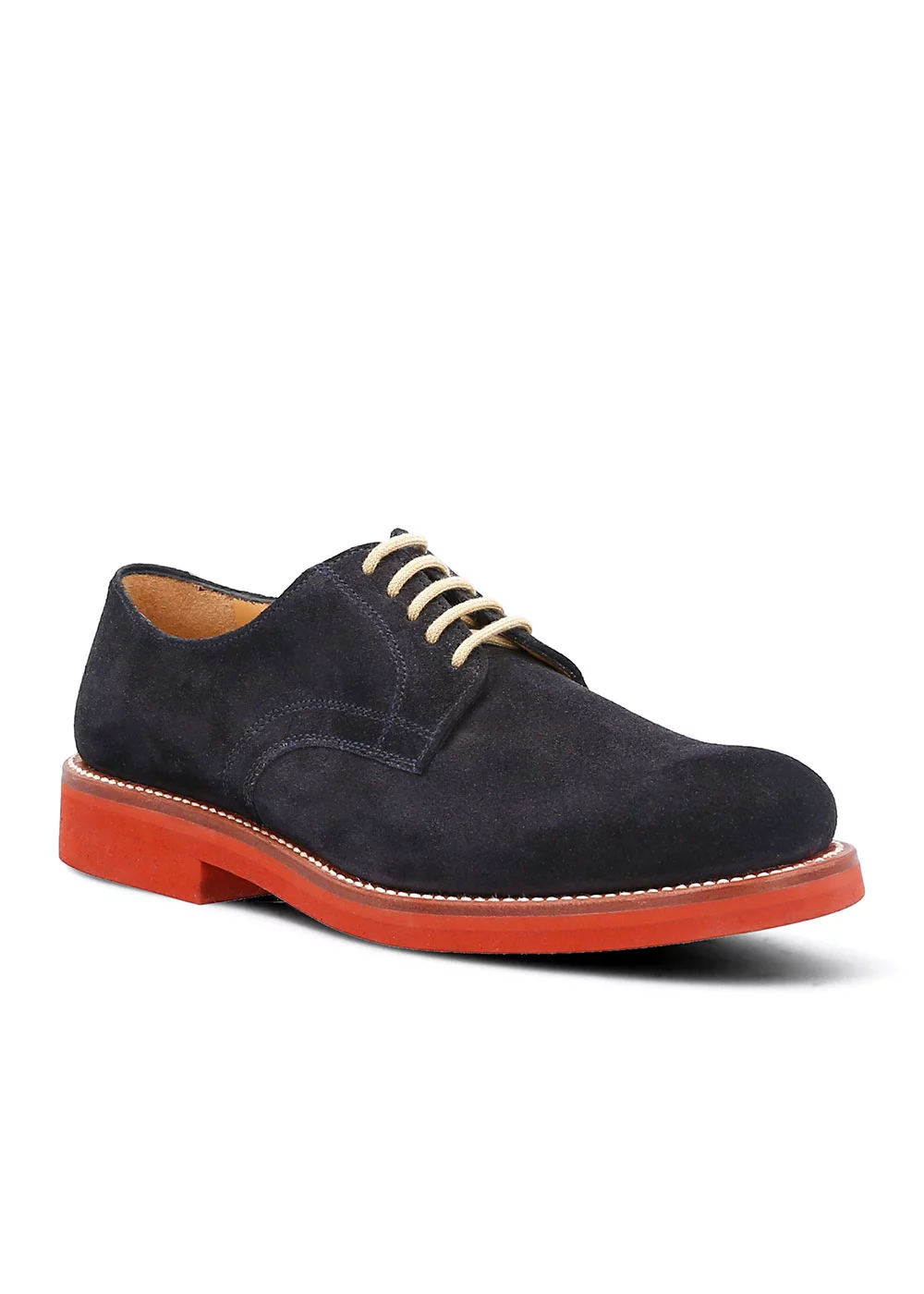 BUCK CUIR VELOURS MARINE