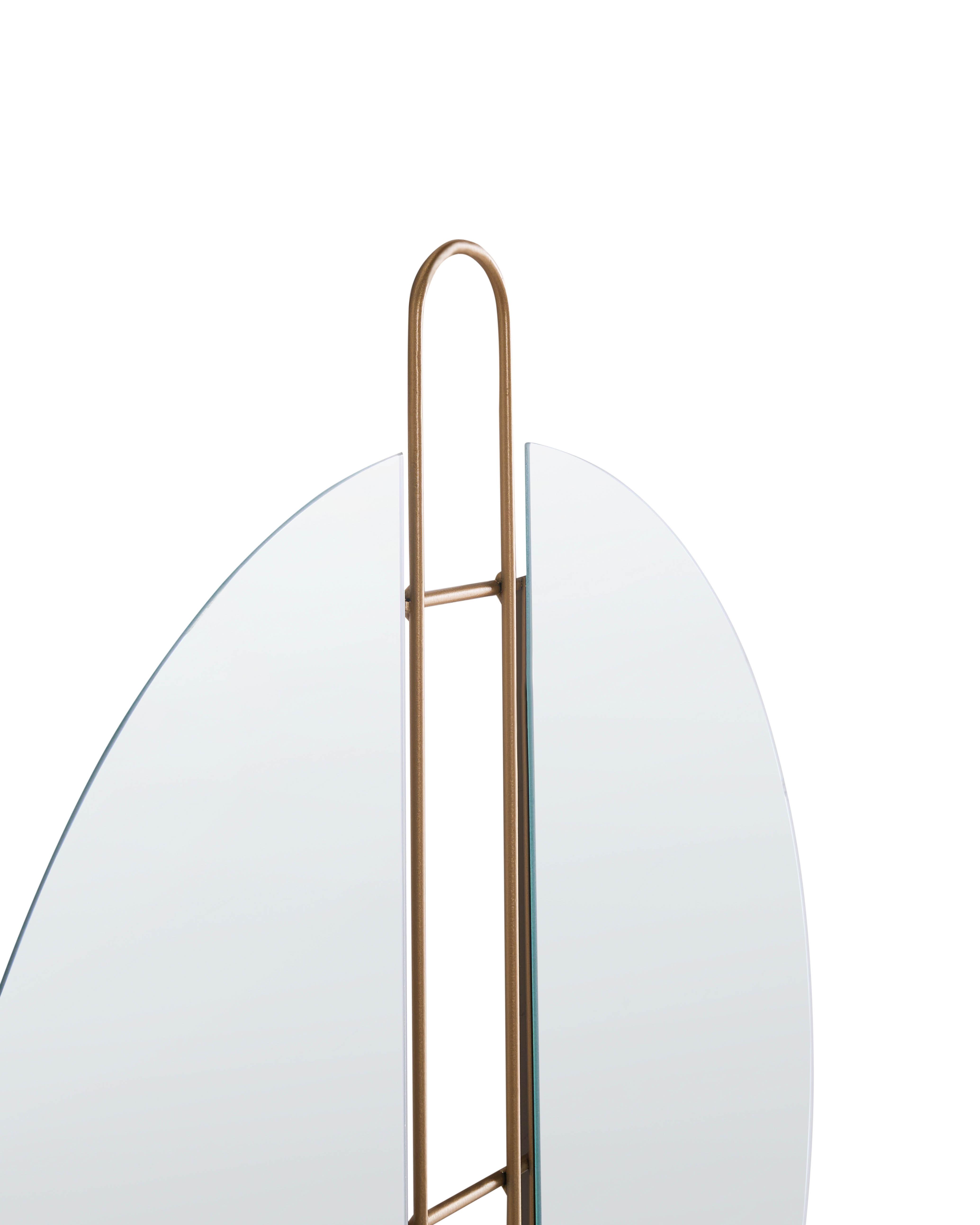 Wandspiegel ATTIN 52 cm 65 cm Goud