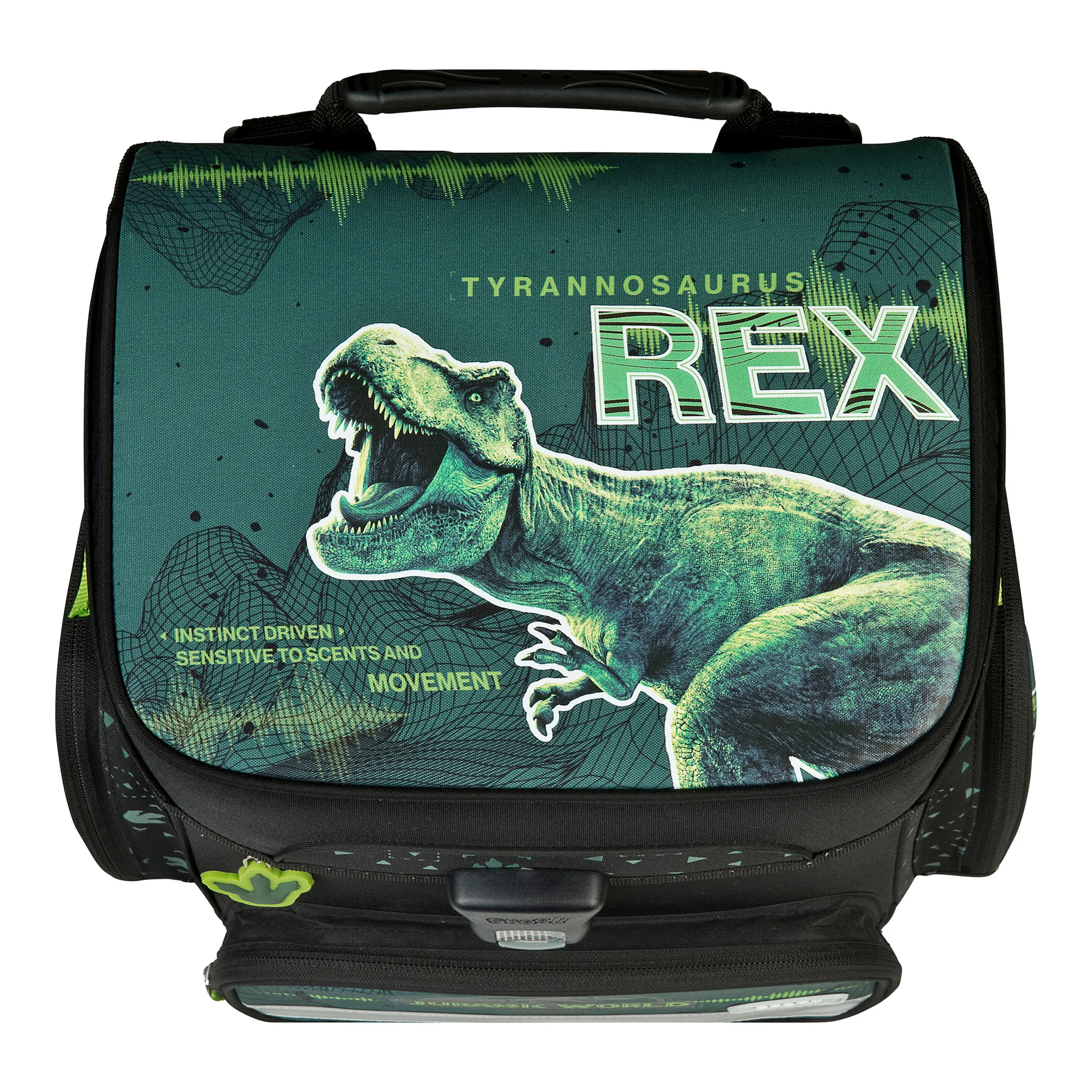 Scooli Schulranzen Set EasyFit, 5-teilig dunkelgrün - Jurassic World