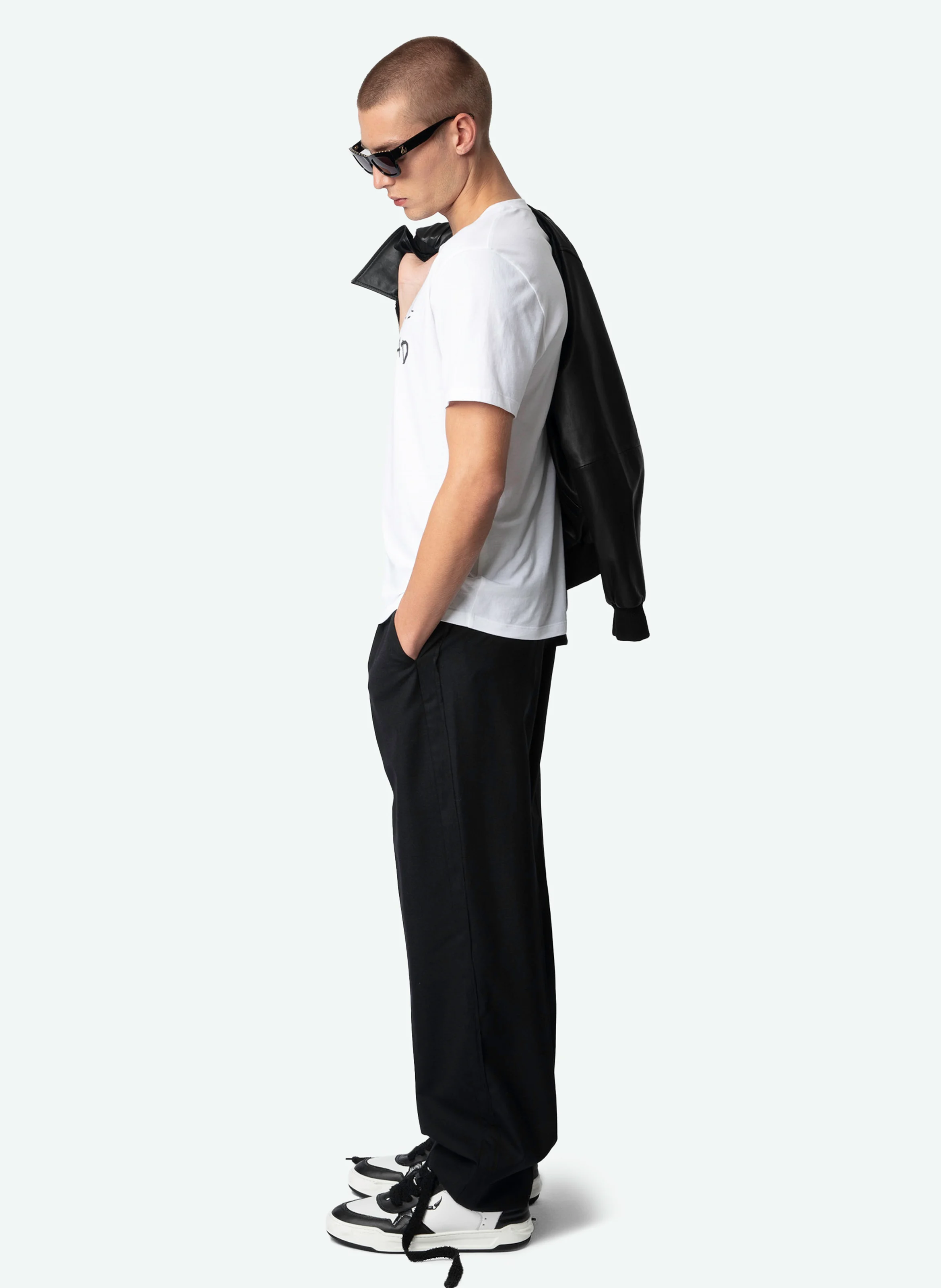 TOMMY - Tee-shirt droit en coton bio | Blanc